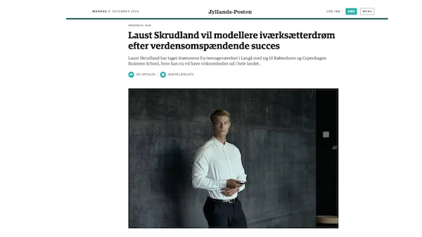 Laust Skrudland artikel i Jyllands posten